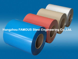 중국 색깔은 물결 모양 강철 루핑 장을 위한 강철 코일 JIS ASTM 뜨거운 담궈진 직류 전기를 통한 Prepainted 강철 코일을 입혔습니다 협력 업체