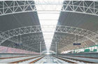중국 조립식으로 만들어진 현대 산업 강철 건물, 넓은 경간 철도역 관 트러스 공장
