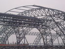중국 Tekla Xsteel는 산업 강철 건물 편리한 위치 직립을 디자인했습니다 공장