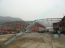 중국 조립식 가옥 78 x 96 Multispan 입히는 가벼운 산업 강철 빌딩 ASTM 저장 집 공장