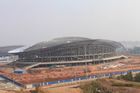 중국 OEM 강철 구조물, 조립식으로 만들어진 관 금속 트러스 건물 및 스포츠 경기장 회사